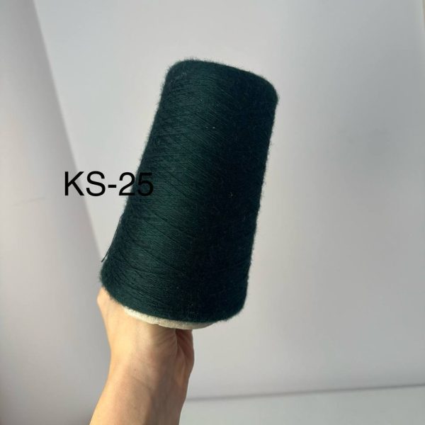 Kašmirs ar zīdu (70% kašmirs, 30% zīds) KS-25