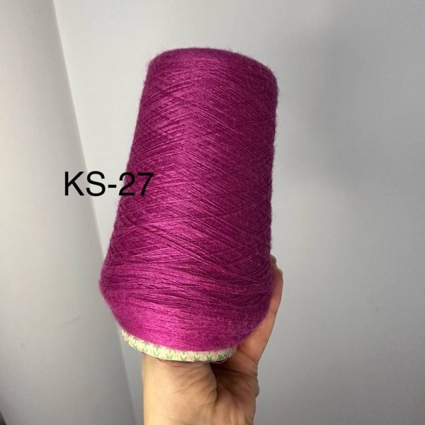 Kašmirs ar zīdu (70% kašmirs, 30% zīds) KS-27