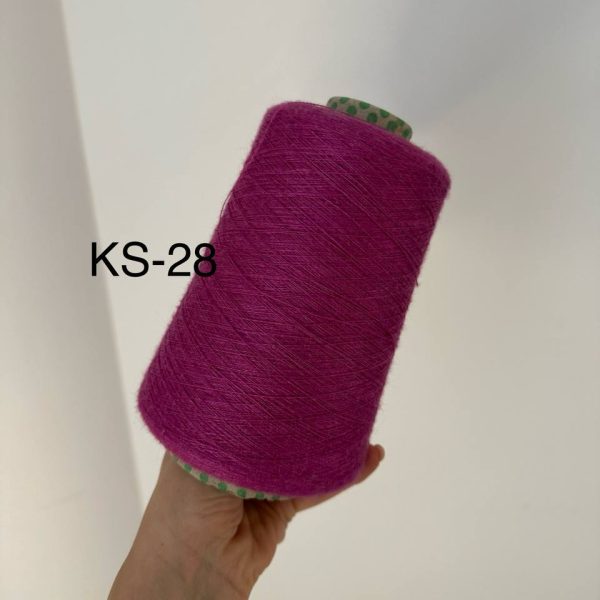 Kašmirs ar zīdu (70% kašmirs, 30% zīds) KS-28