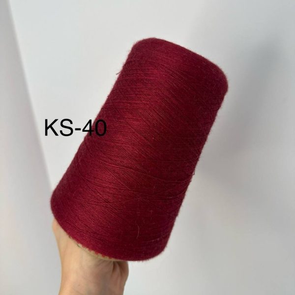 Kašmirs ar zīdu (70% kašmirs, 30% zīds) KS-40