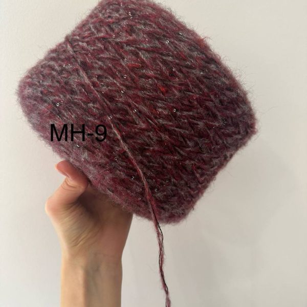 Mohers (35% mohairs, 45% akrils, 10% merino, 10% poliamīds) MH-9