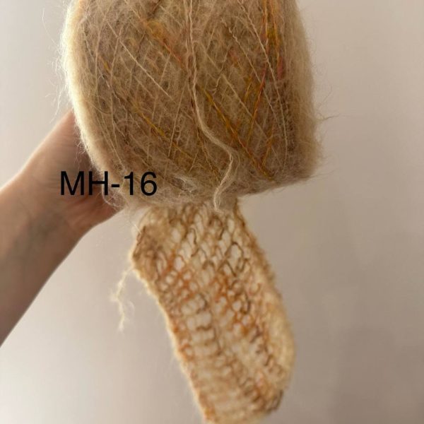 Mohers (27% mohairs, 57% merino, 16% poliamīds) MH-16
