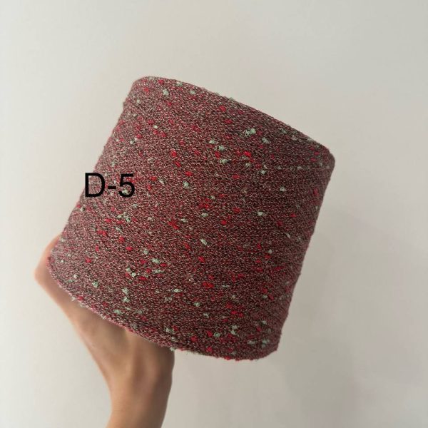 Dekoratīva dzija (70% kokvilna, 30% poliamīds) D-5