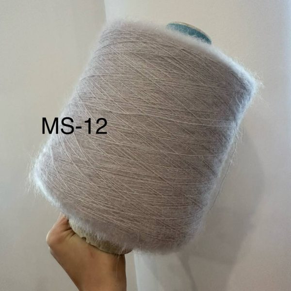 Mohers ar zīdu (70% mohers, 30% dab. zīds) MS-12