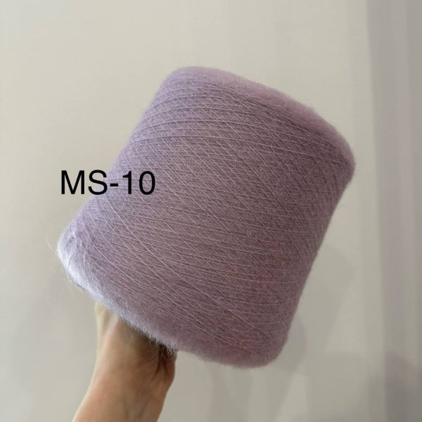 Mohers ar zīdu (70% mohers, 30% dab. zīds) MS-10