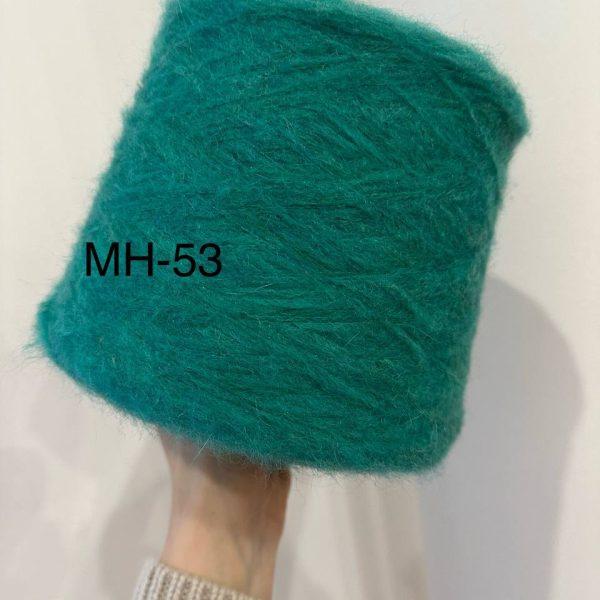 Mohers (30% mohair, 22% poliamīds, 20% merino, 15% viskoze, 13% akrils) MH-53