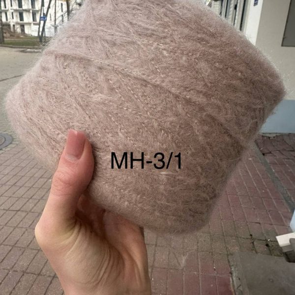 Mohērs (52% super kid moher, 35% merino, 13% poliamīds) MH-3/1